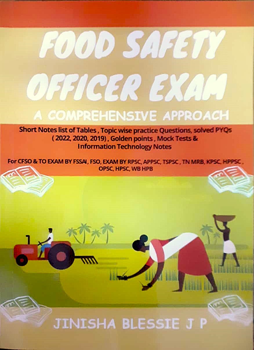 Food Safety Officer Exam 2024 Edition by Jinisha Blessie J P