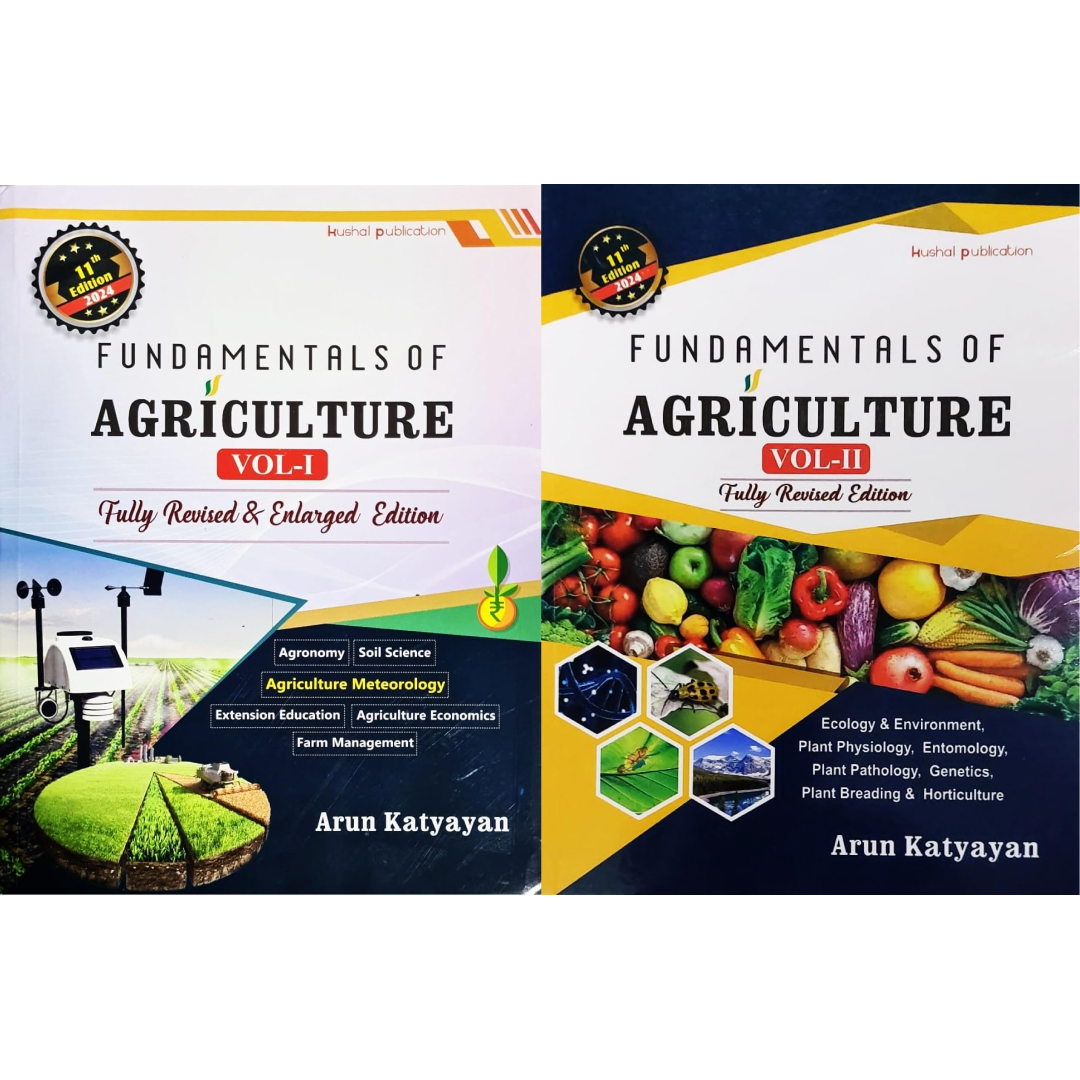 Fundamentals of Agriculture Fully Revised and Enlarged 11 Edition Vol.1 and 2 by Arun Katyayan