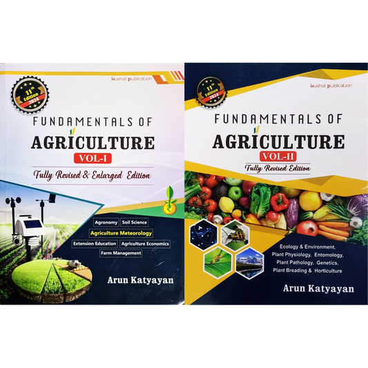 Fundamentals of Agriculture Fully Revised and Enlarged 11 Edition Vol.1 and 2 by Arun Katyayan