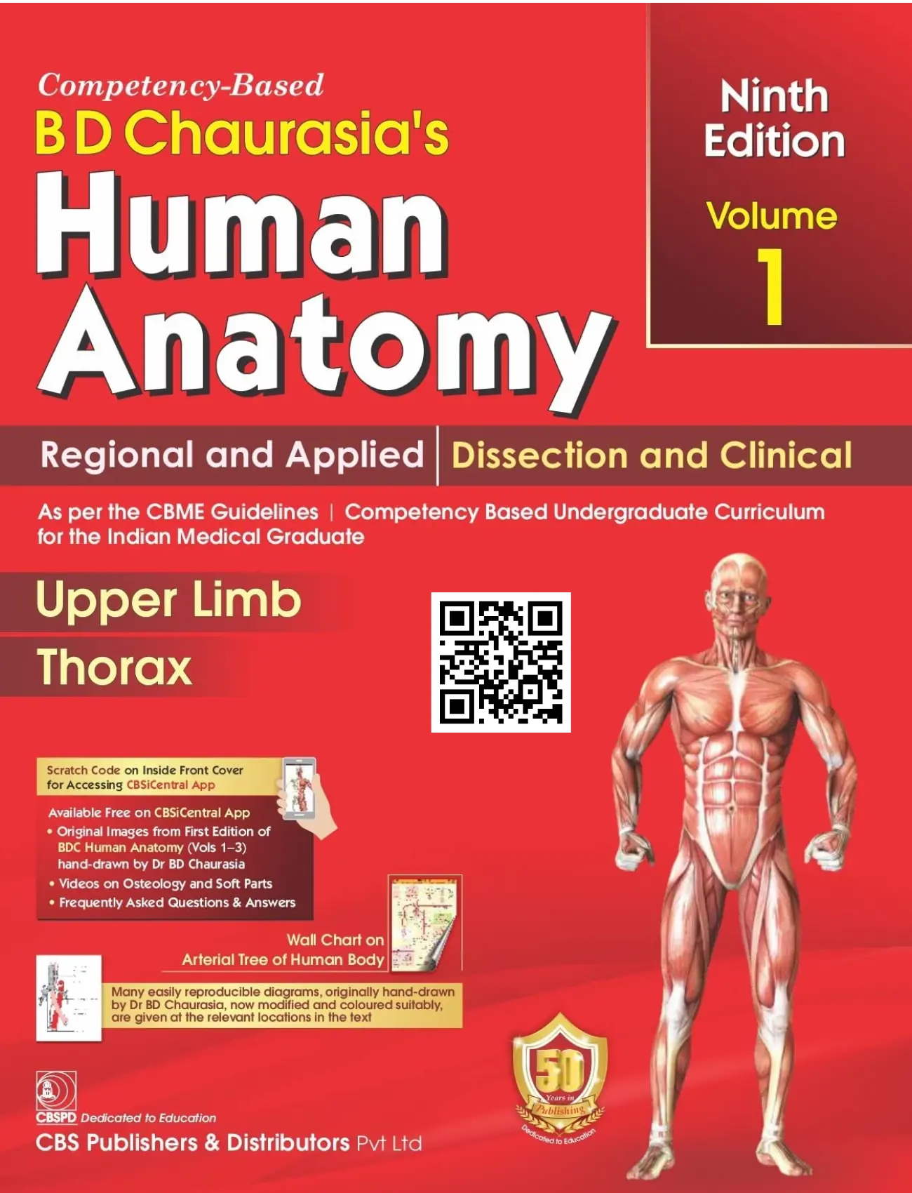 BD Chaurasia's Human Anatomy 9 ED Vol -1 Regional And Applied Dissecti ...