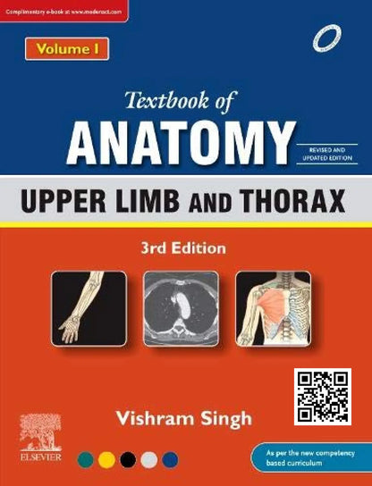 Textbook of Anatomy Upper (Set Of 3 Volumes) With General Anatomy 3 ED [ Upper Limb , Thorax , Abdomen , Lower Limb, Head, Neck And Brain ]